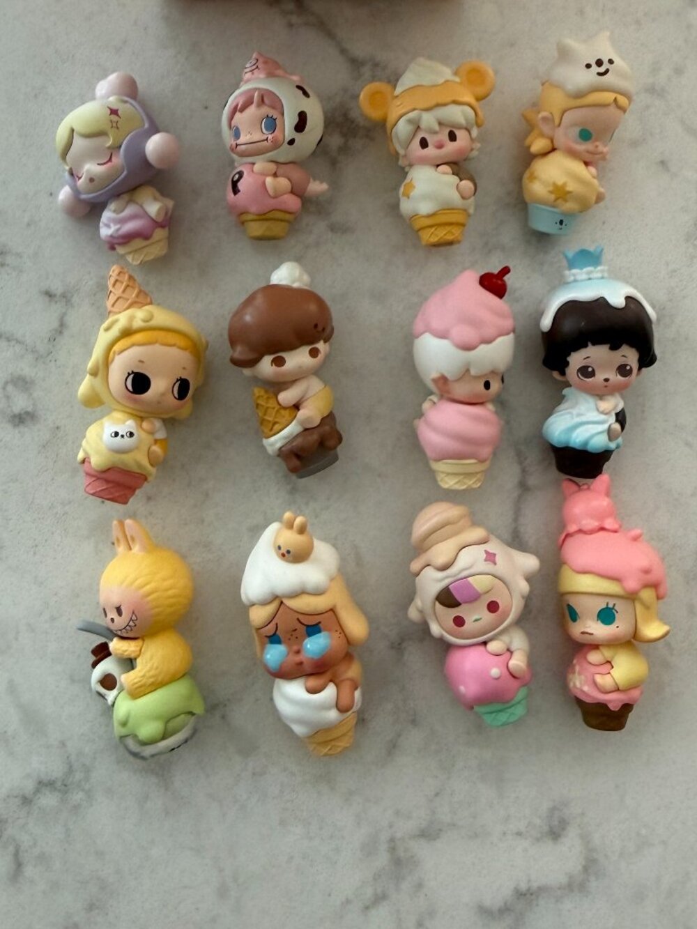 Pop Bean Ice Cream Series - Exclusive TikTok Popmart Unboxing Channel Full Set